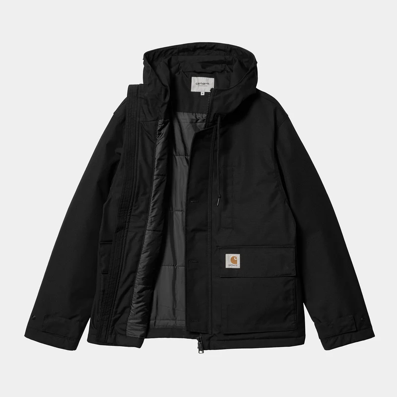 Carhartt WIP Herren Valley Jacke – Schwarz