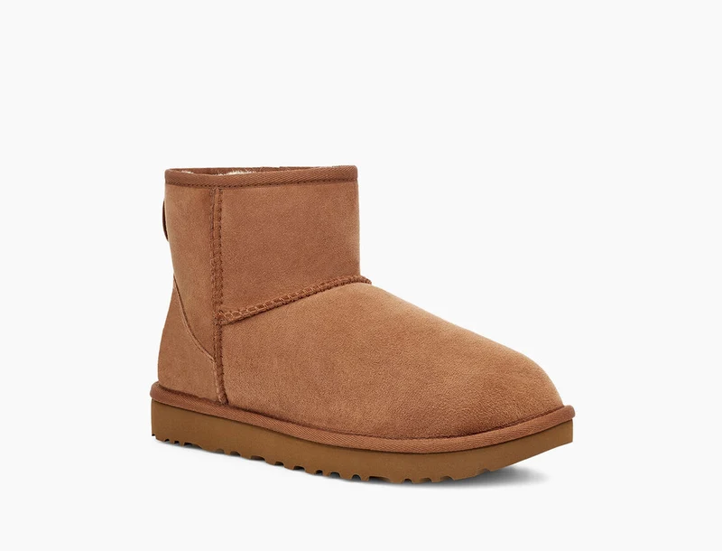 UGG Damen Classic Mini II Stiefel – Kastanie