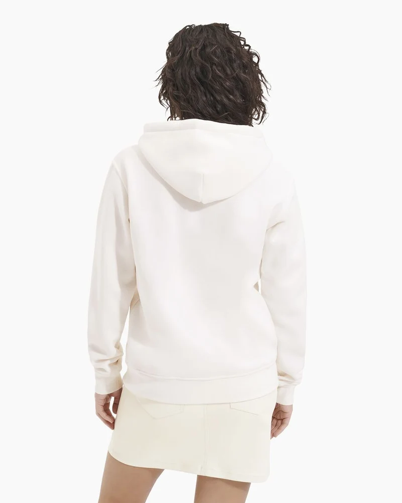 UGG Damen Rey Fuzzy Logo Hoodie – Nimbus