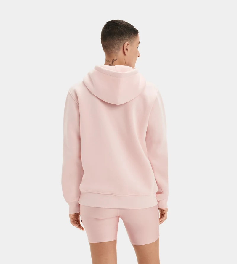 UGG Damen Rey Fuzzy Logo Kapuzenpullover – Lotusblüte