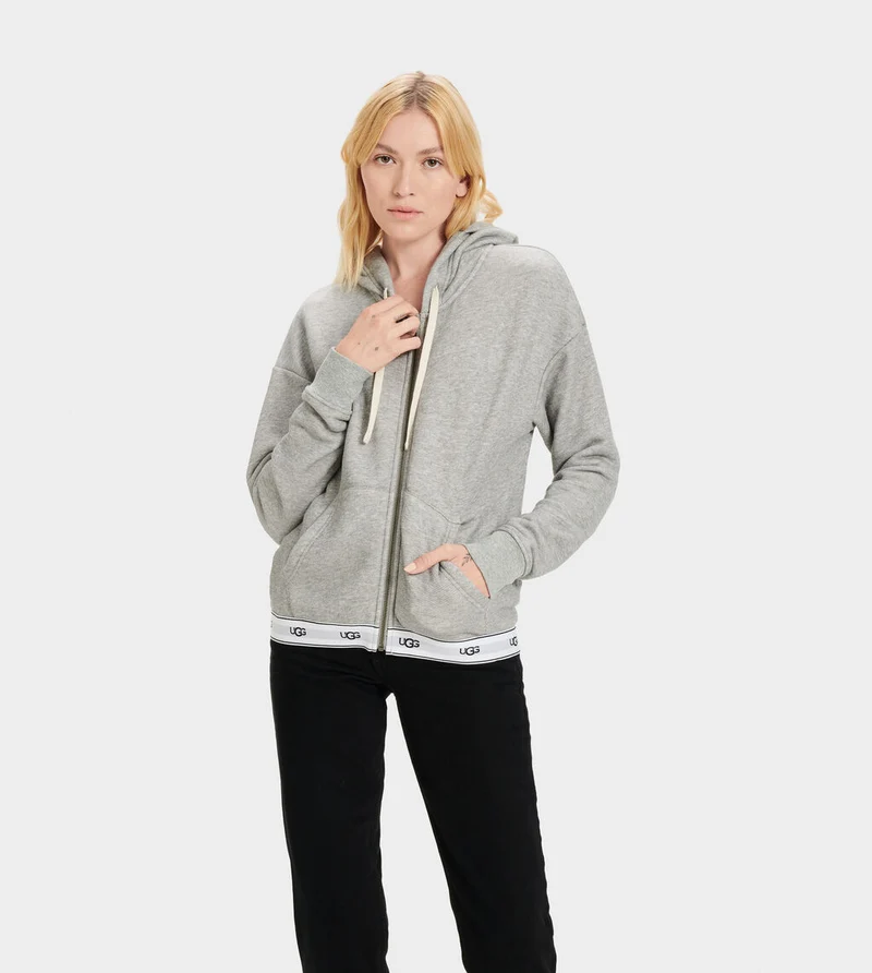 UGG Sena Kapuzenpullover für Damen – Grau meliert