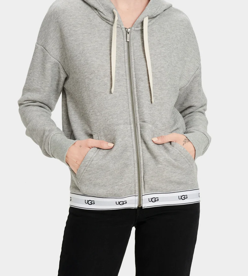 UGG Sena Kapuzenpullover für Damen – Grau meliert