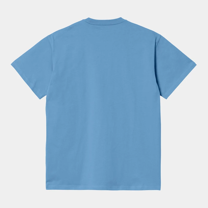 Carhartt WIP Herren Chase Kurzarm-T-Shirt – Piscine