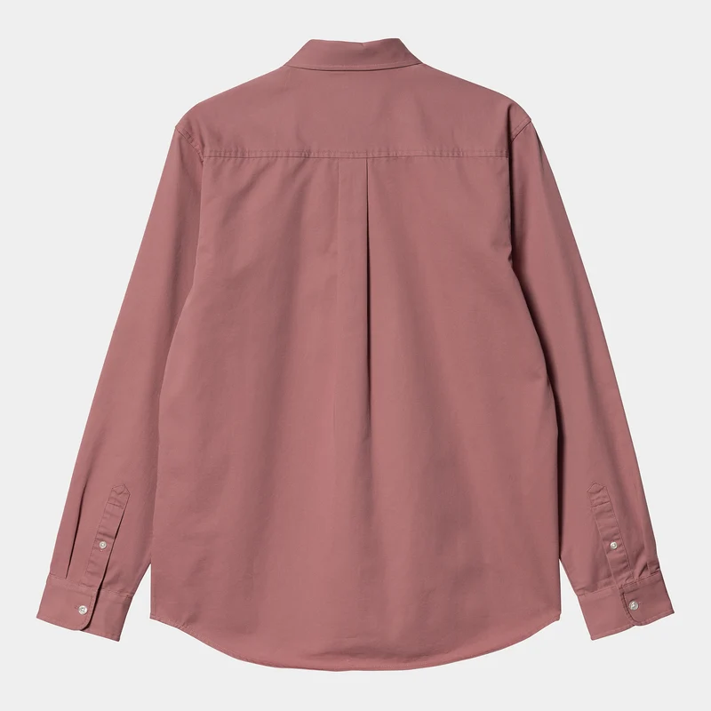 Carhartt WIP Herren Madison Langarmhemd – Dahlie
