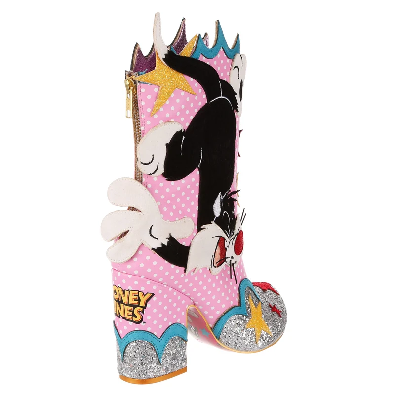 Irregular Choice Frauen Looney Tunes Sufferin Succotash Boots