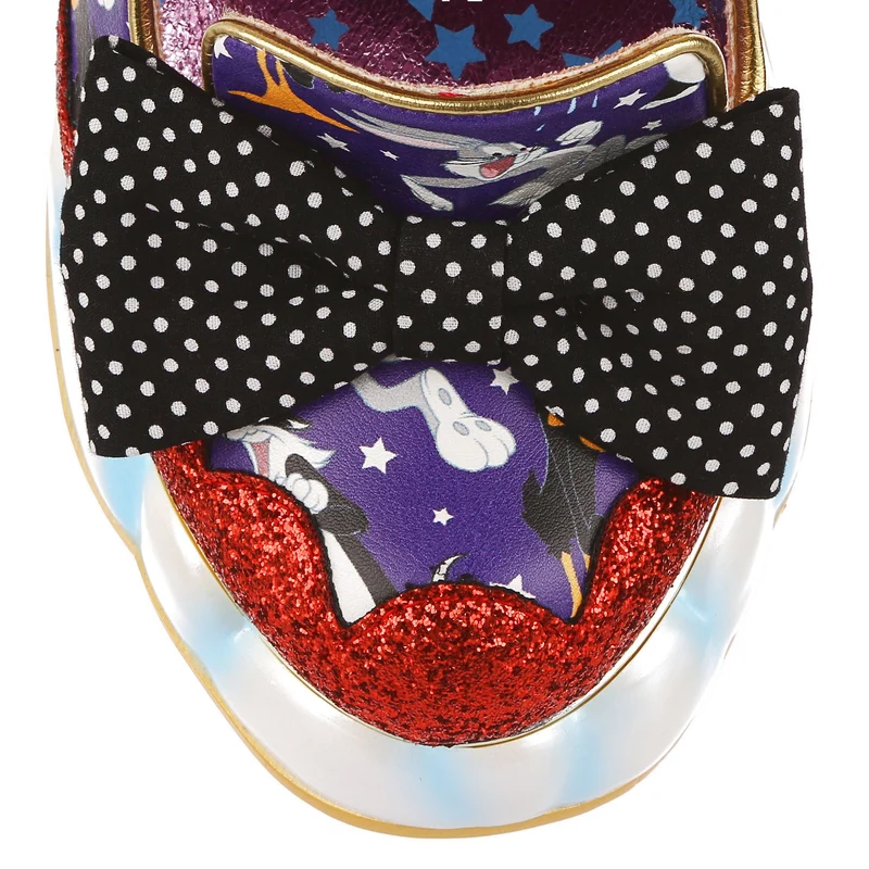 Irregular Choice Frauen Looney Tunes Merrie Melodies High Heel - Schwarz/Rot