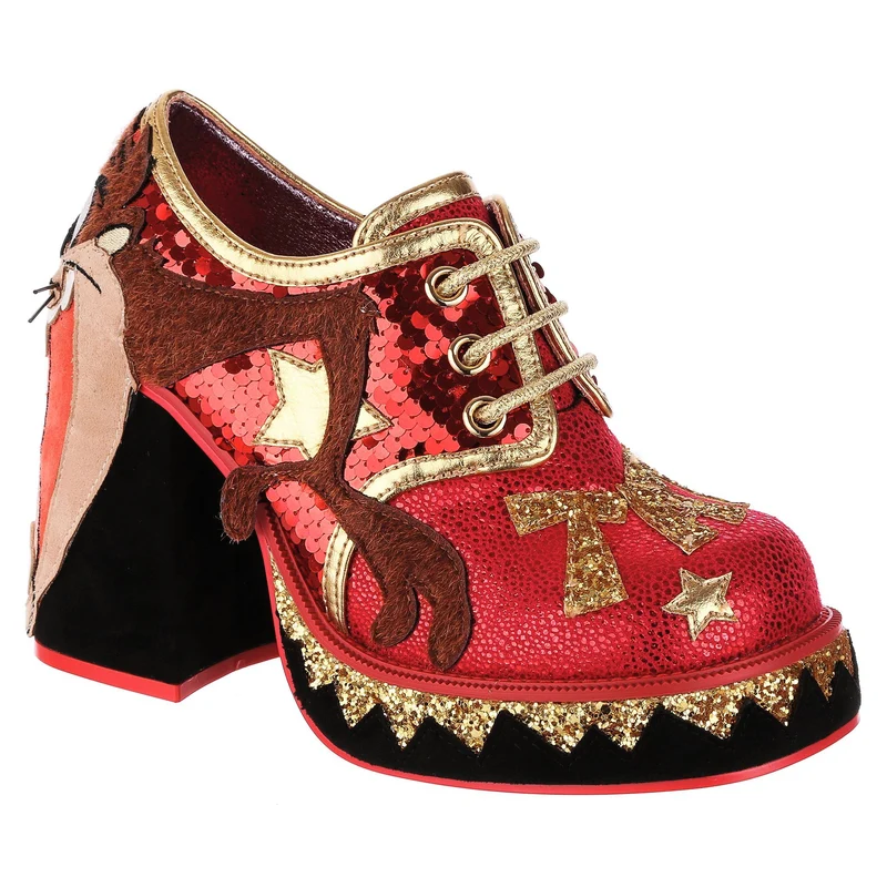 Irregular Choice Frauen Looney Tunes Tasmanischer Wirbelwind-High Heel