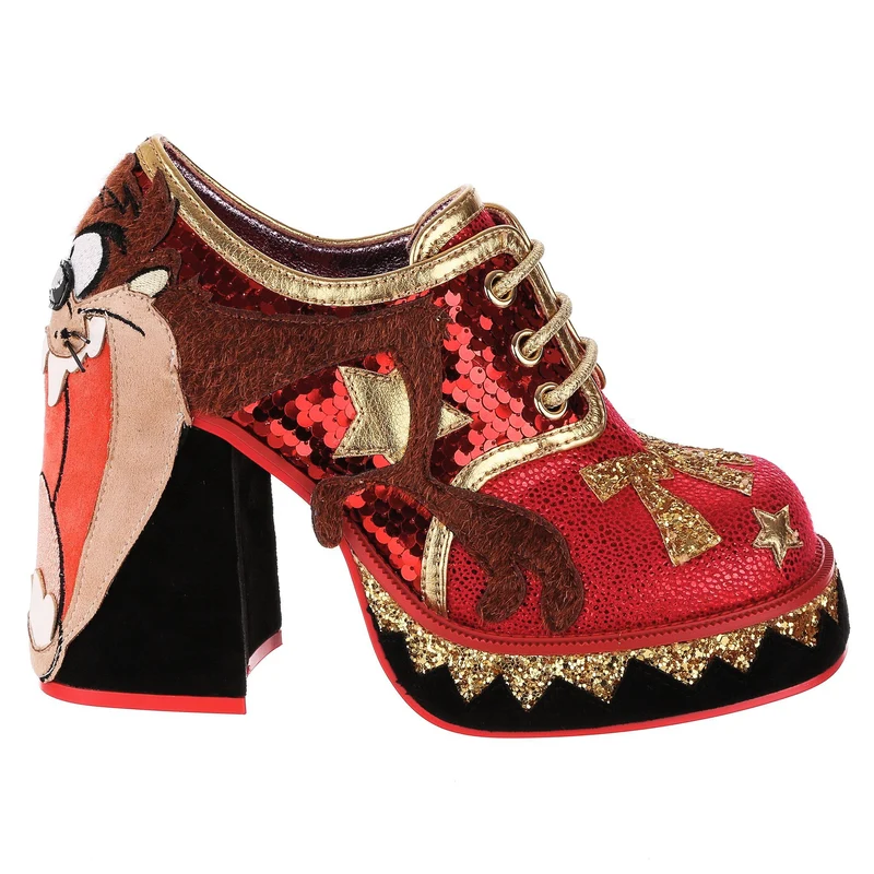 Irregular Choice Frauen Looney Tunes Tasmanischer Wirbelwind-High Heel