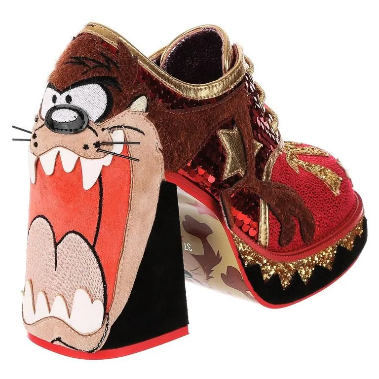 Irregular Choice Frauen Looney Tunes Tasmanischer Wirbelwind-High Heel