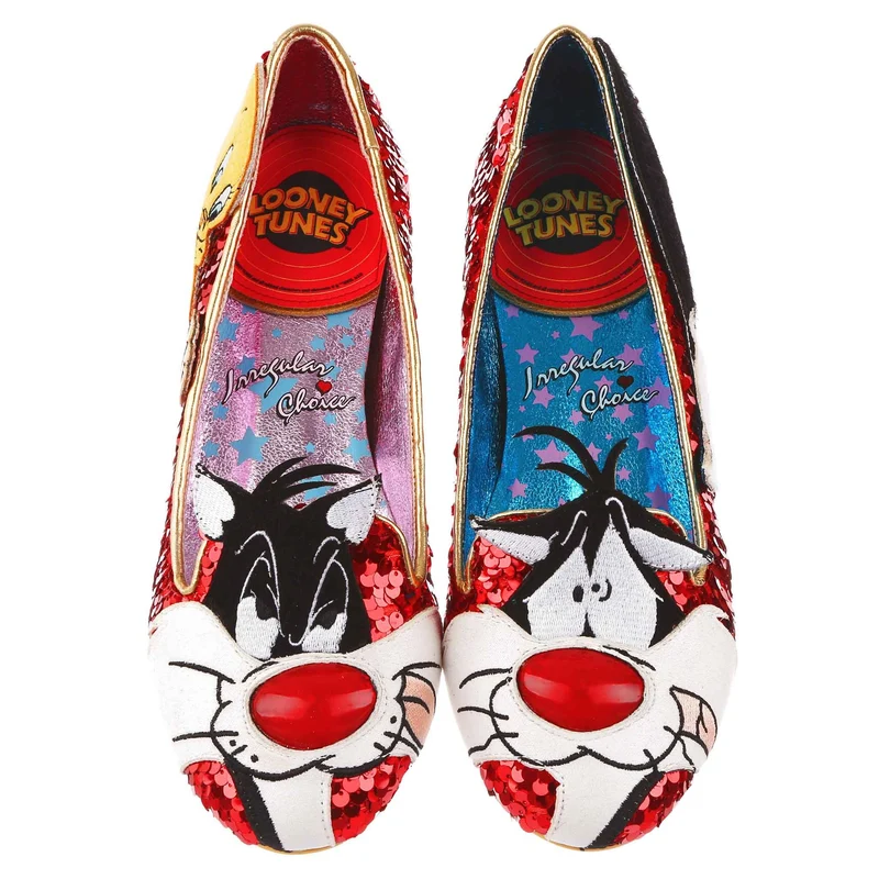 Irregular Choice Frauen Looney Tunes I Tawt I Taw A Puddy Cat Flats