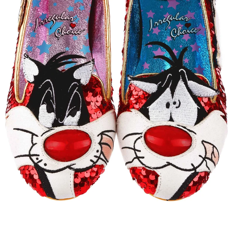 Irregular Choice Frauen Looney Tunes I Tawt I Taw A Puddy Cat Flats