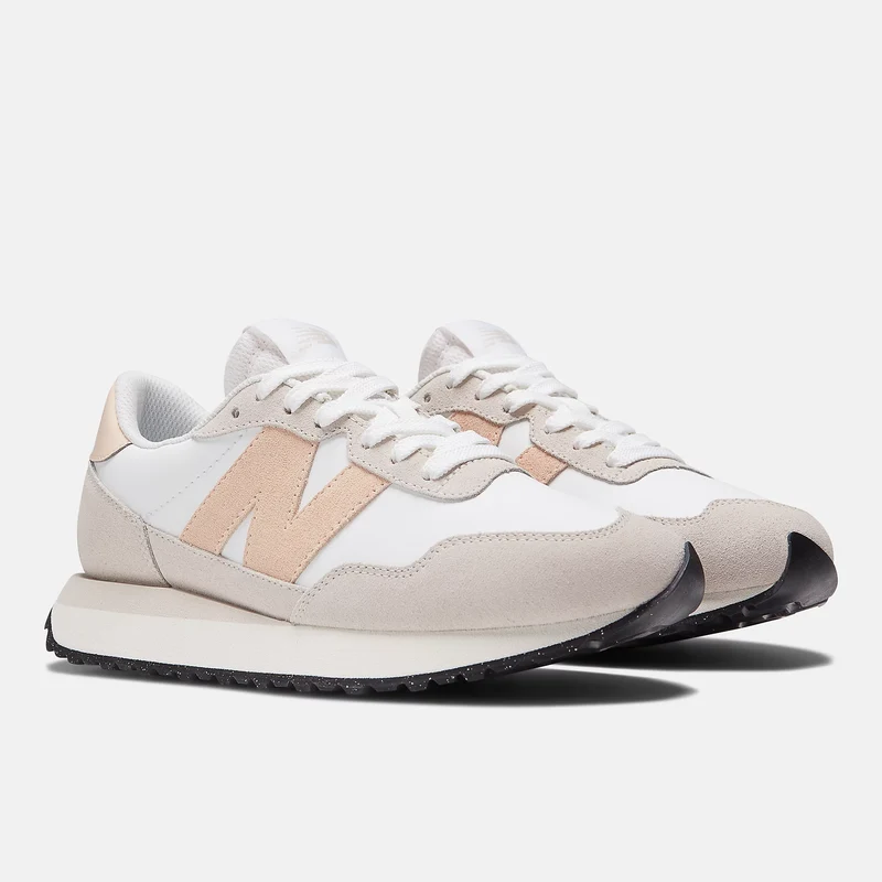 New Balance Damen 237 Fashion Trainer – Weiß / Vintage Rose