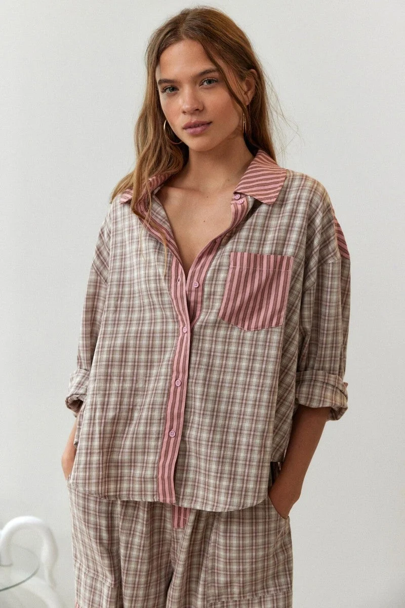 Payton Traumhafter Pyjama-Set | Rosa