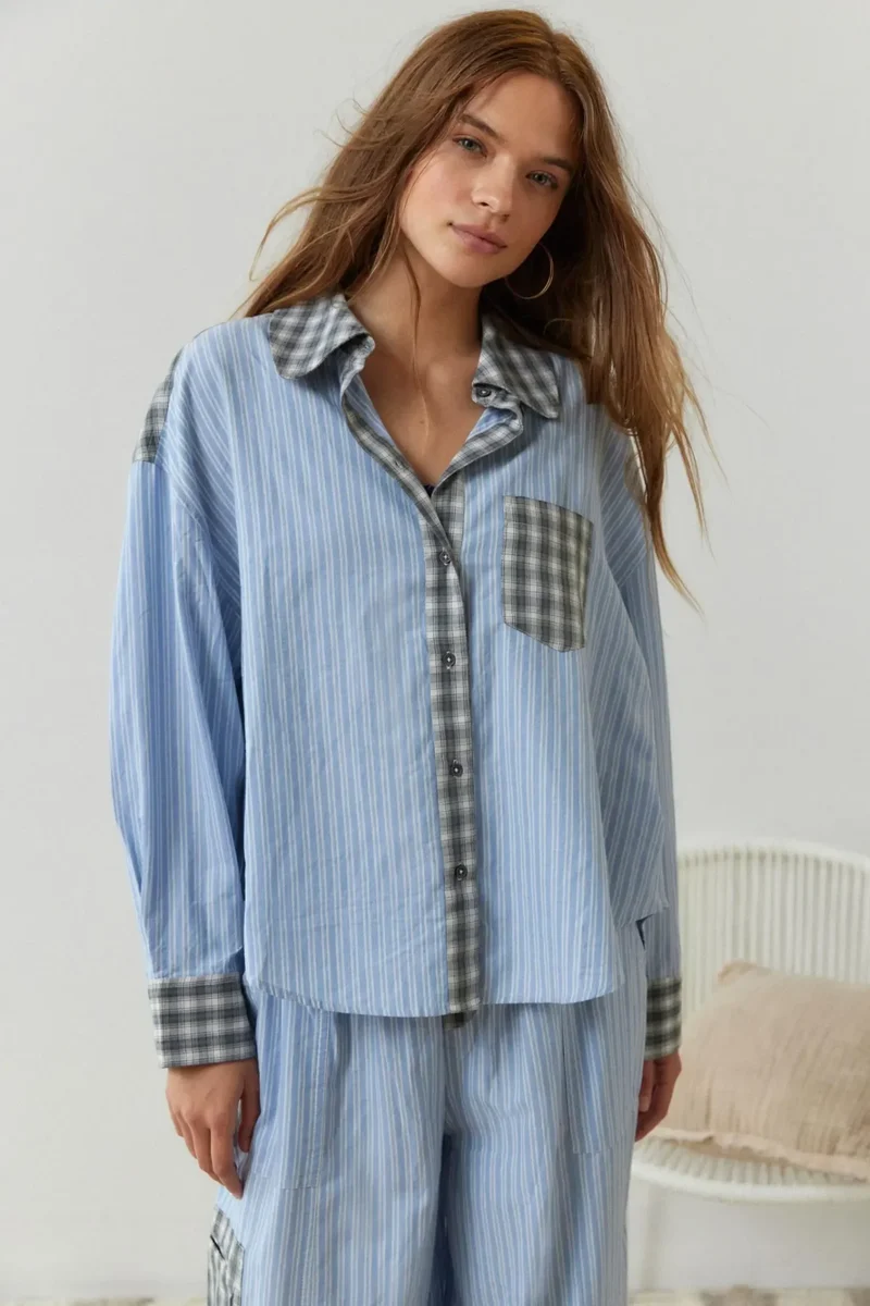 Payton Traumhafter Pyjama-Set | Blau