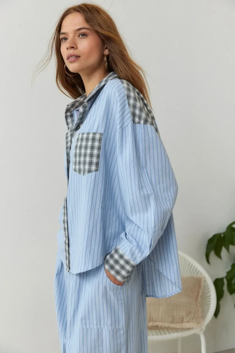 Payton Traumhafter Pyjama-Set | Blau