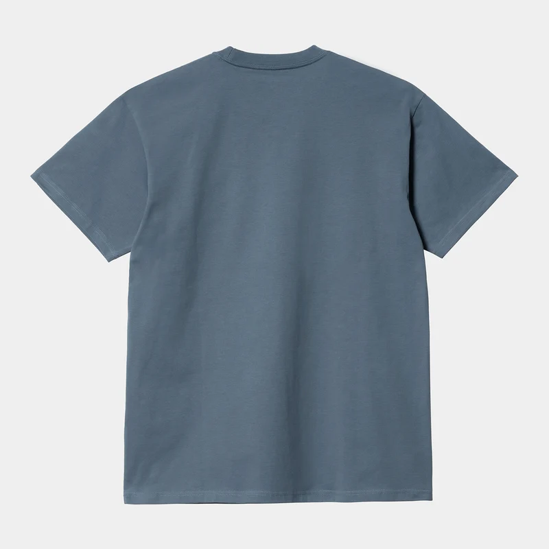 Carhartt WIP Herren Chase Kurzarm-T-Shirt – Sturmblau