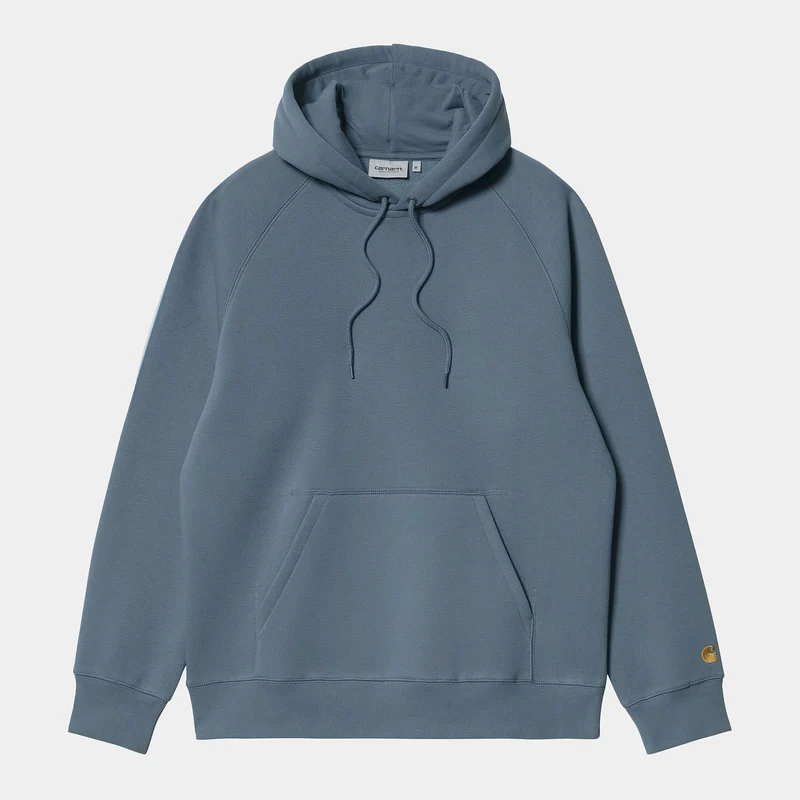Carhartt WIP Herren Chase Sweat Hoodie – Sturmblau