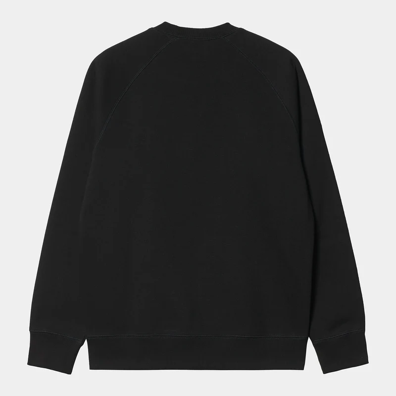 Carhartt WIP Herren Chase Sweat Top – Schwarz