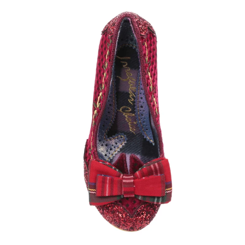 Irregular Choice Womens Wrapped Up Pretty High Heel - Rot