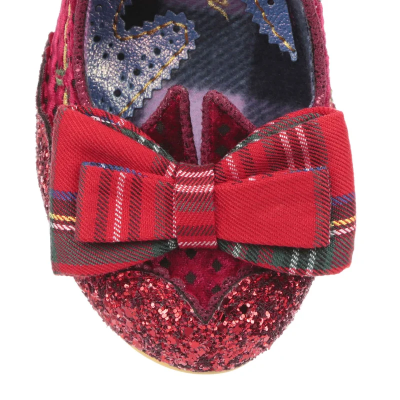 Irregular Choice Womens Wrapped Up Pretty High Heel - Rot