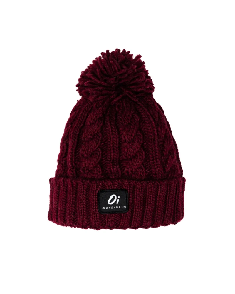 Outside In - Burgunderrot - Pom Pom