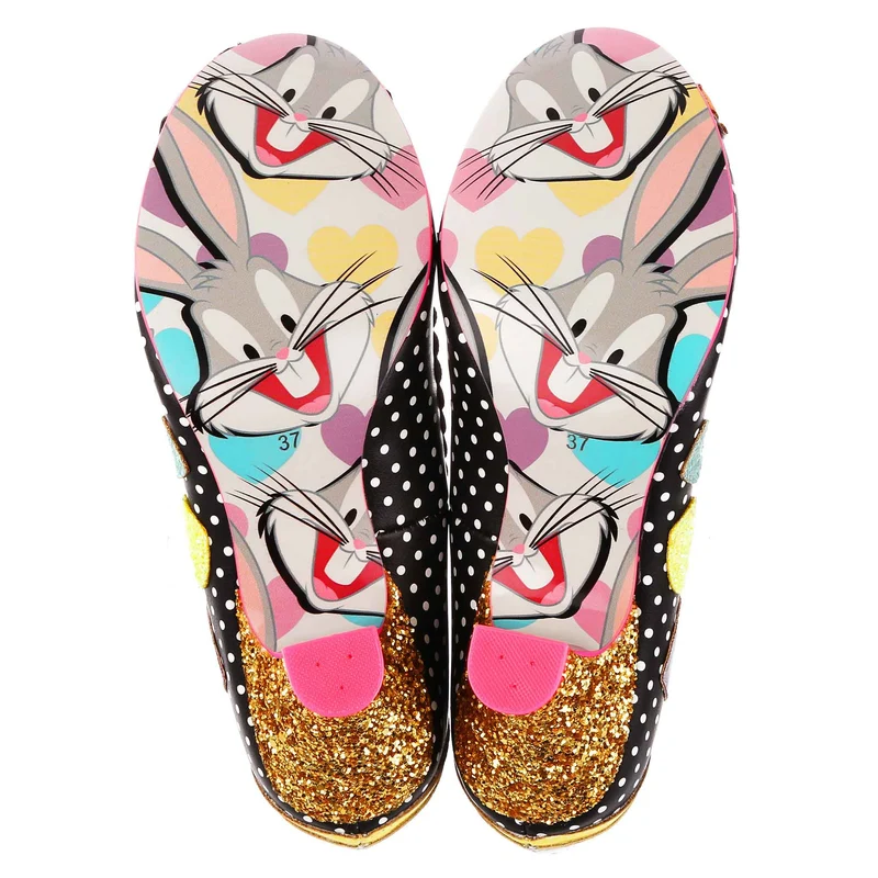 Irregular Choice Frauen Looney Tunes Bunny Love High Heel