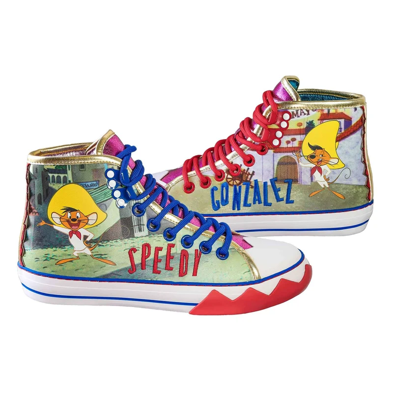 Irregular Choice Frauen Looney Tunes Arriba Arriba High-Top-Trainer
