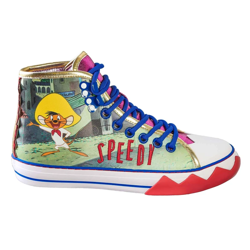 Irregular Choice Frauen Looney Tunes Arriba Arriba High-Top-Trainer