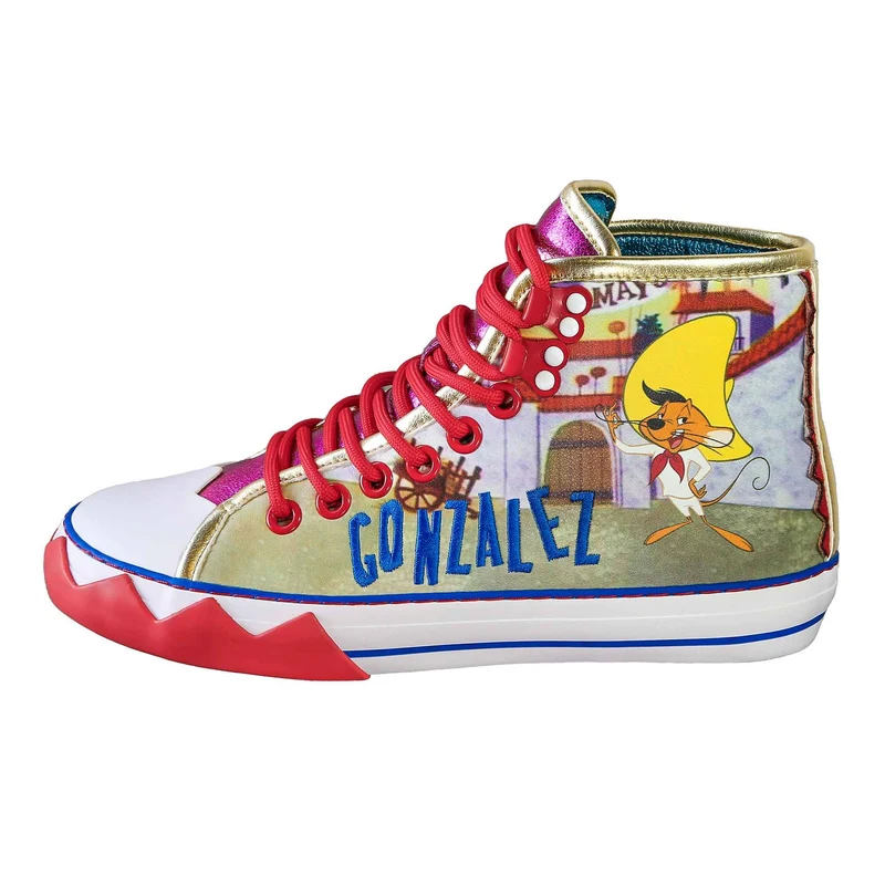 Irregular Choice Frauen Looney Tunes Arriba Arriba High-Top-Trainer
