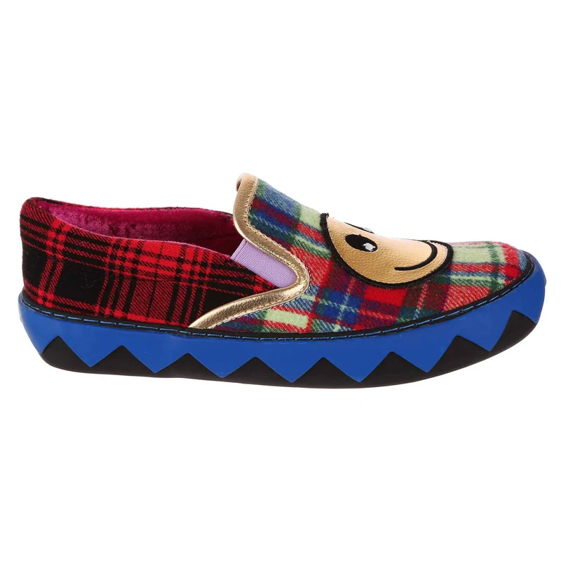 Irregular Choice Turn That Frown Flats für Damen – Rot