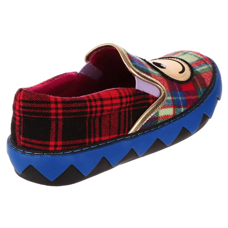 Irregular Choice Turn That Frown Flats für Damen – Rot