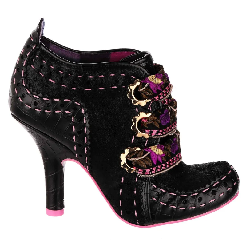 Irregular Choice Damen Abigails Flower Party High Heel - Schwarz
