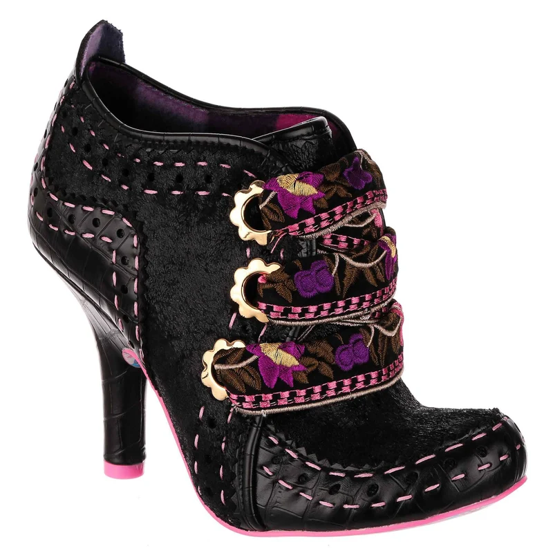 Irregular Choice Damen Abigails Flower Party High Heel - Schwarz