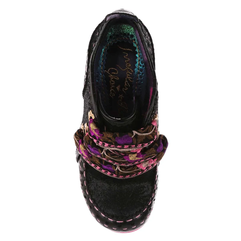Irregular Choice Damen Abigails Flower Party High Heel - Schwarz