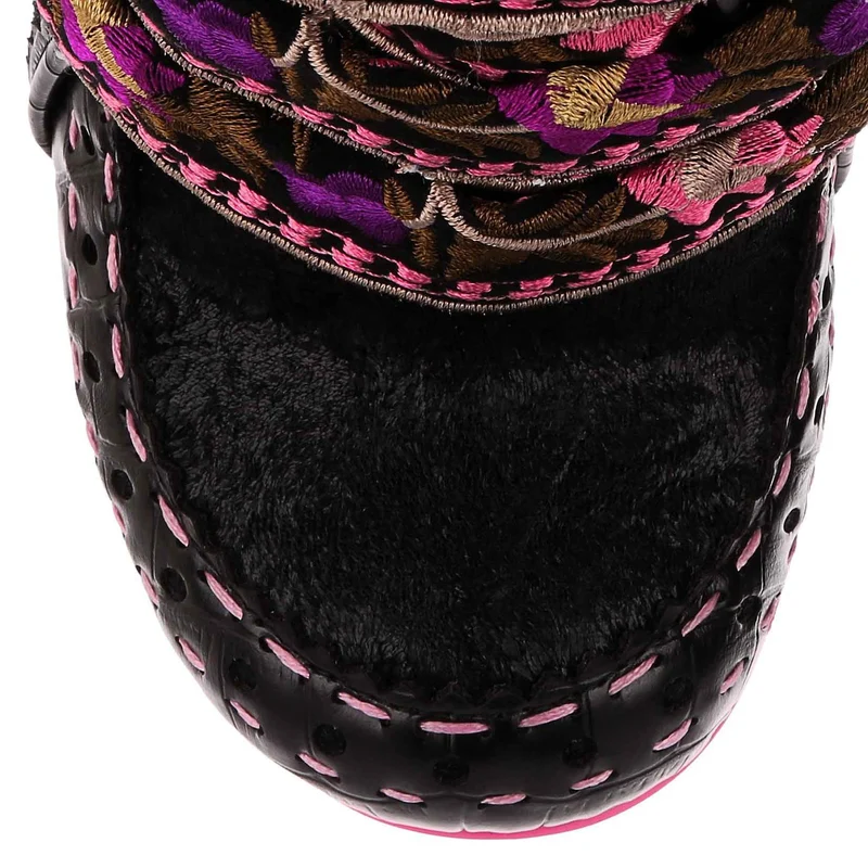 Irregular Choice Damen Abigails Flower Party High Heel - Schwarz