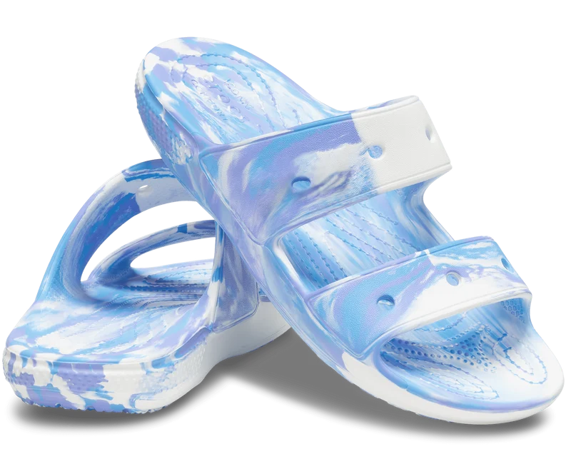Crocs Klassische marmorierte Unisex-Sandale – Oxygen