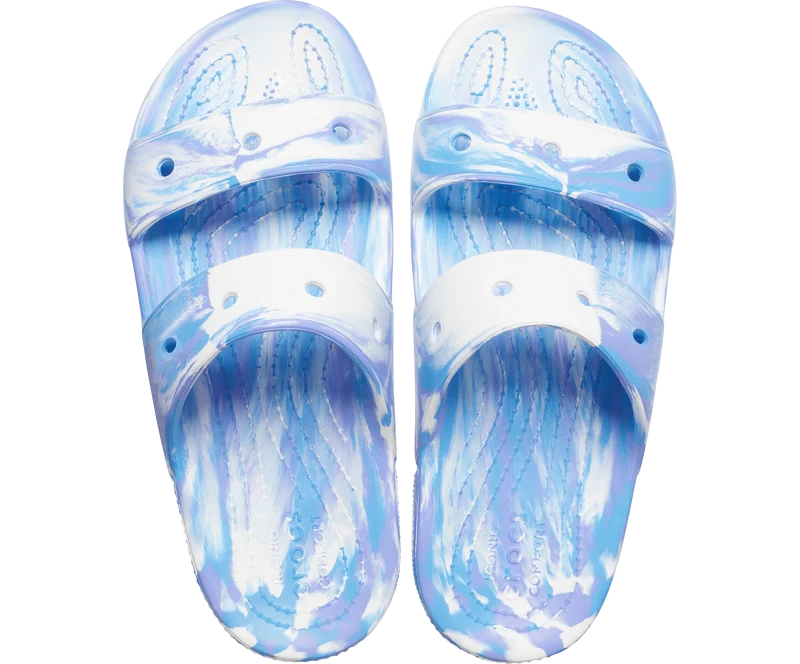 Crocs Klassische marmorierte Unisex-Sandale – Oxygen
