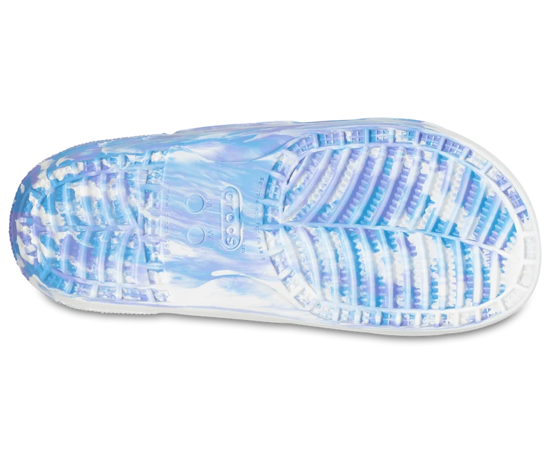 Crocs Klassische marmorierte Unisex-Sandale – Oxygen