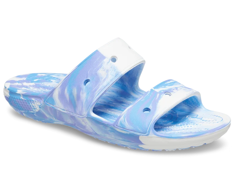 Crocs Klassische marmorierte Unisex-Sandale – Oxygen