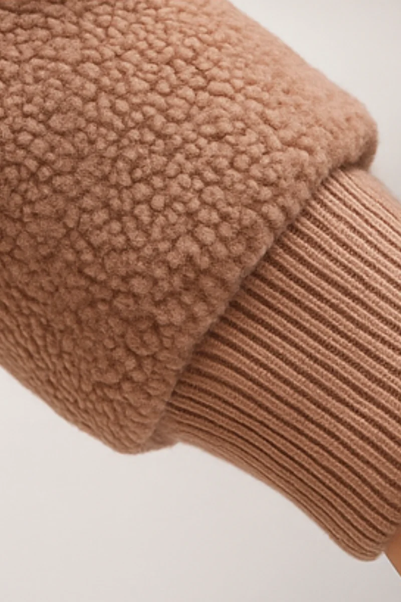 Serena Fleecejacke | Braun