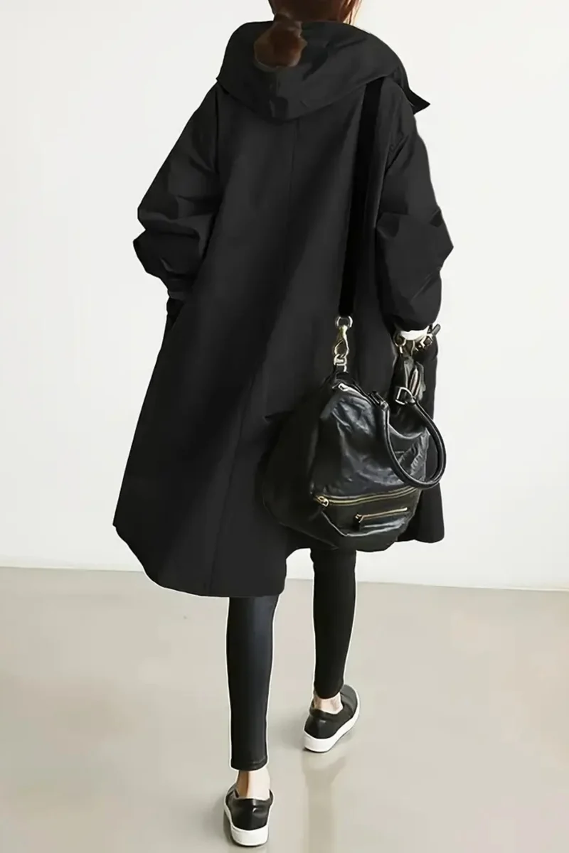 Dolly Stilvoller Trenchcoat | Schwarz