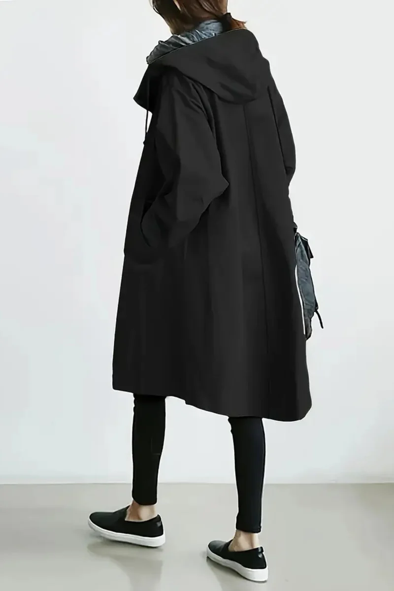 Dolly Stilvoller Trenchcoat | Schwarz