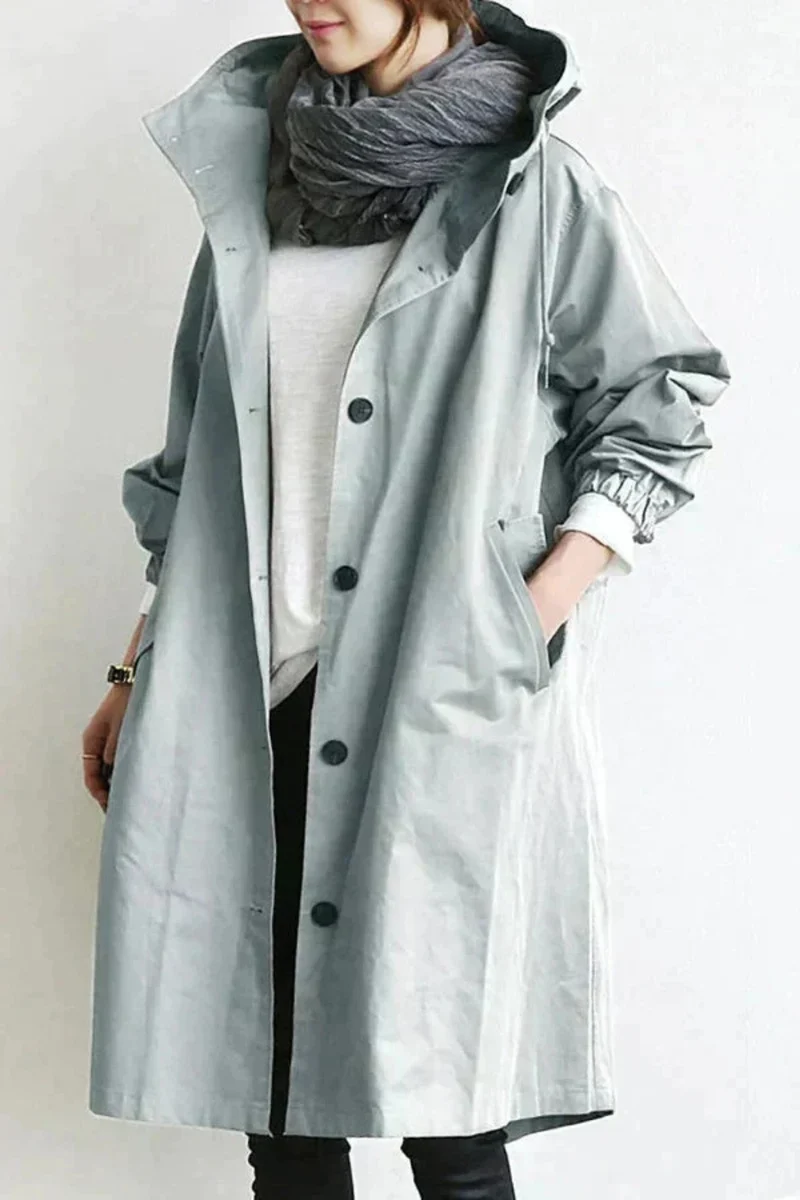 Dolly Stilvoller Trenchcoat | Grau