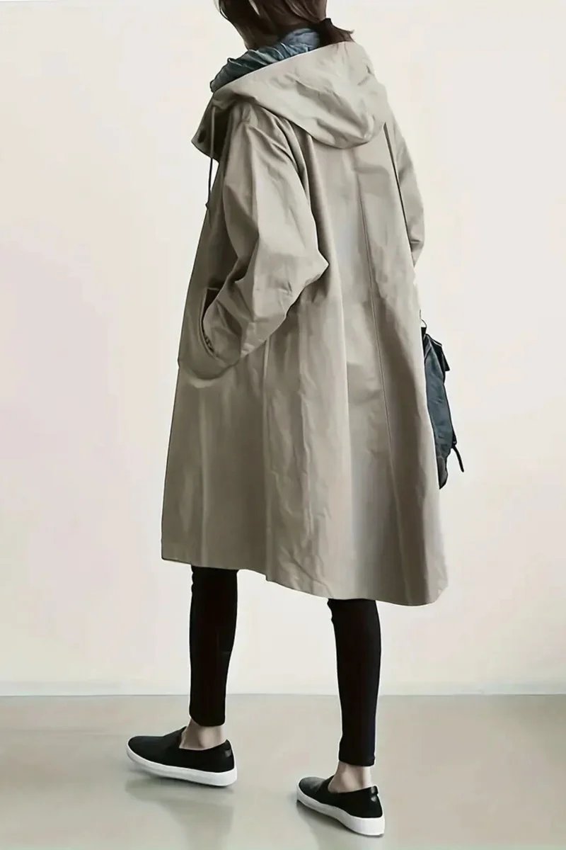 Dolly Stilvoller Trenchcoat | Hellgrau