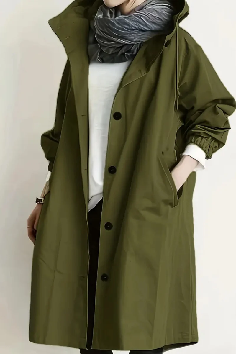 Dolly Stilvoller Trenchcoat | Oliv