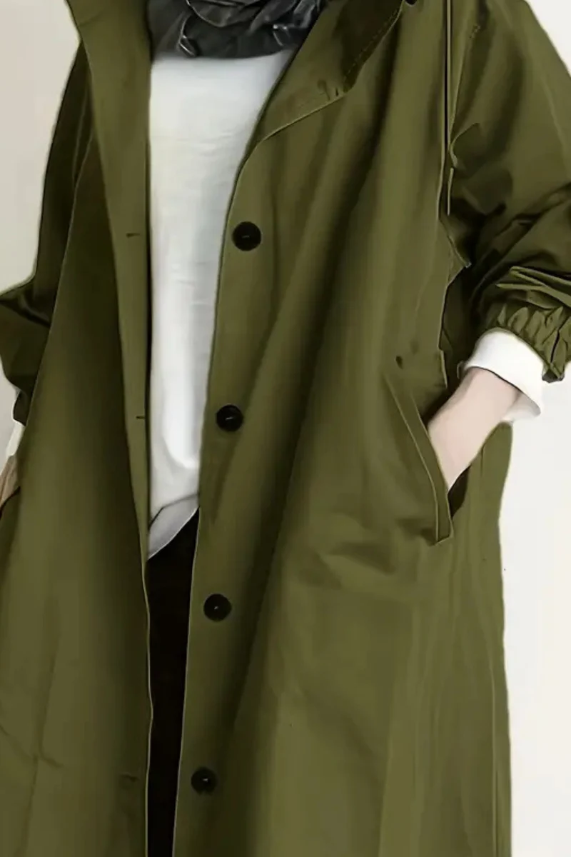 Dolly Stilvoller Trenchcoat | Oliv