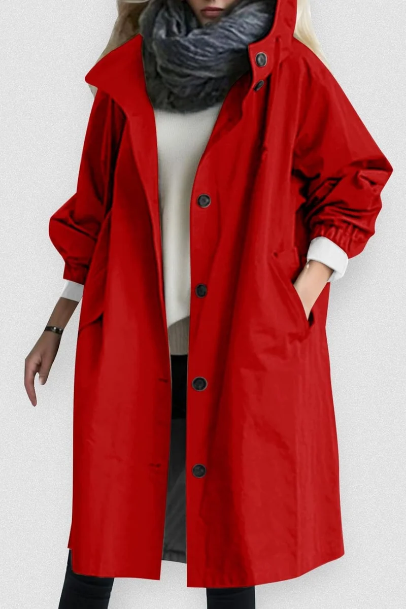 Dolly Stilvoller Trenchcoat | Rot