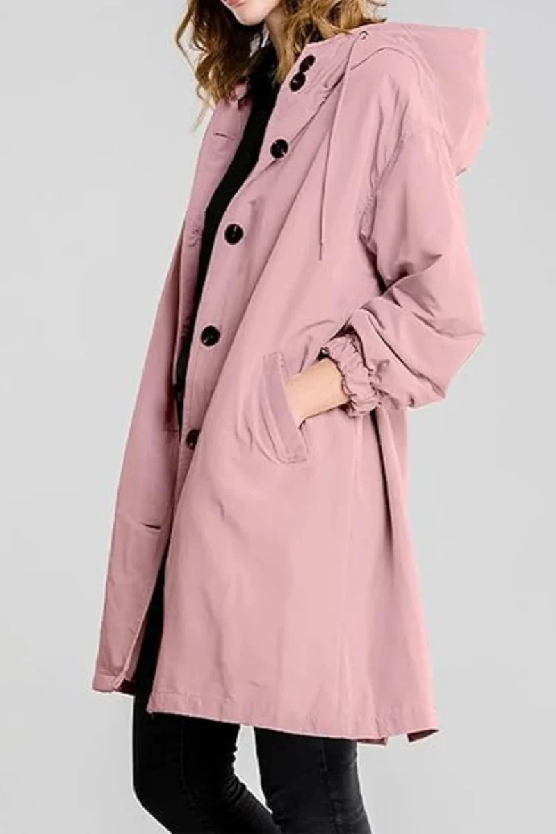 Dolly Stilvoller Trenchcoat | Rosa