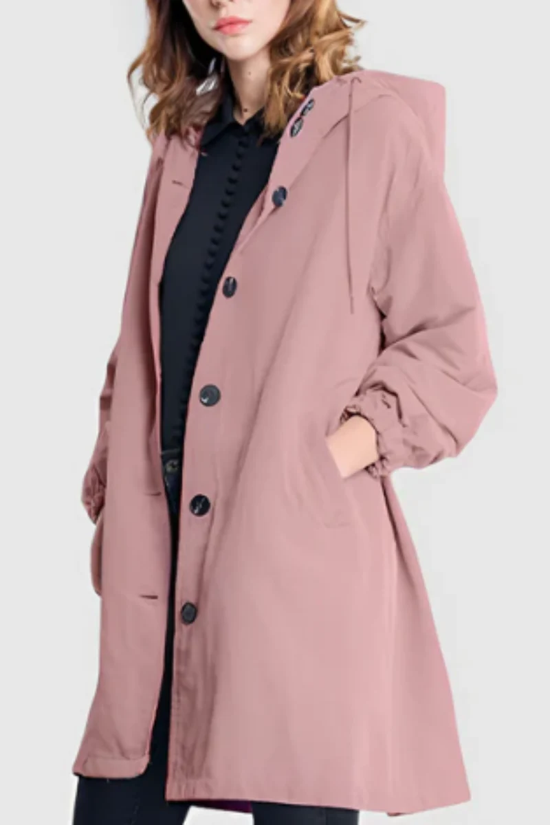 Dolly Stilvoller Trenchcoat | Rosa