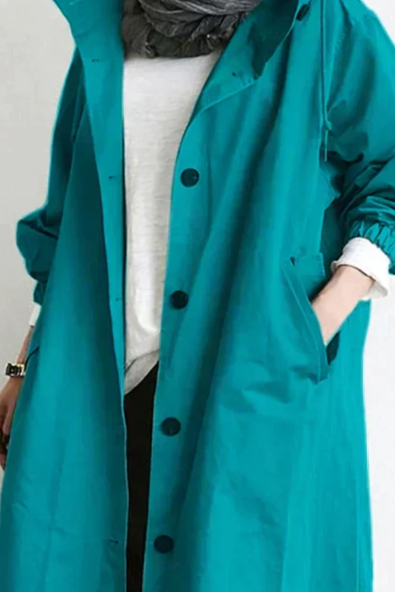 Dolly Stilvoller Trenchcoat | Hellblau